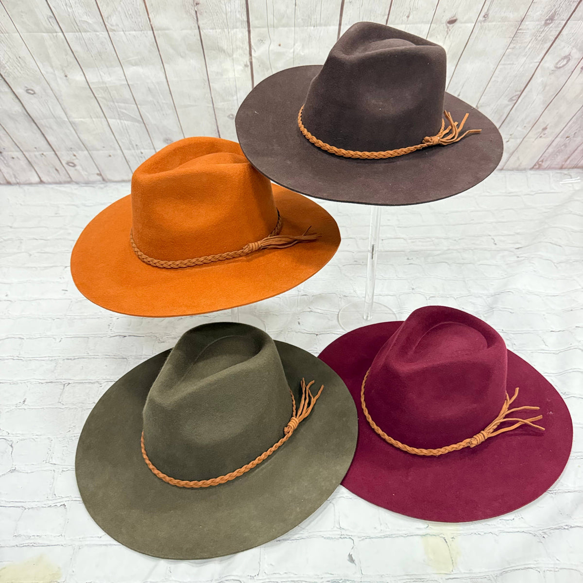 Suede Braid Rancher Hat