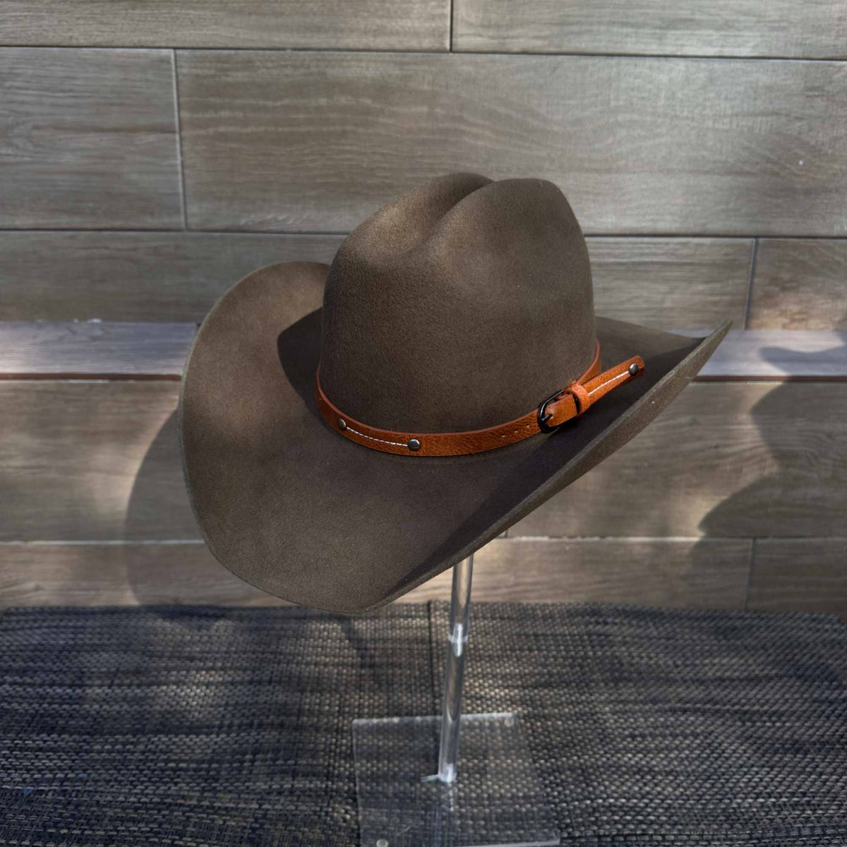 Premium Australian Wool Cowboy Hat with a Leather Belt