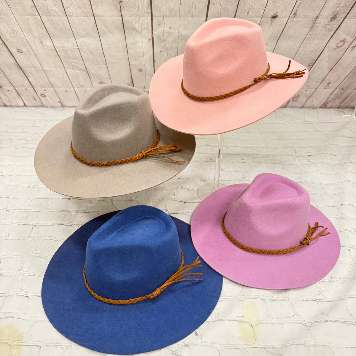 Suede Braid Rancher Hat detail