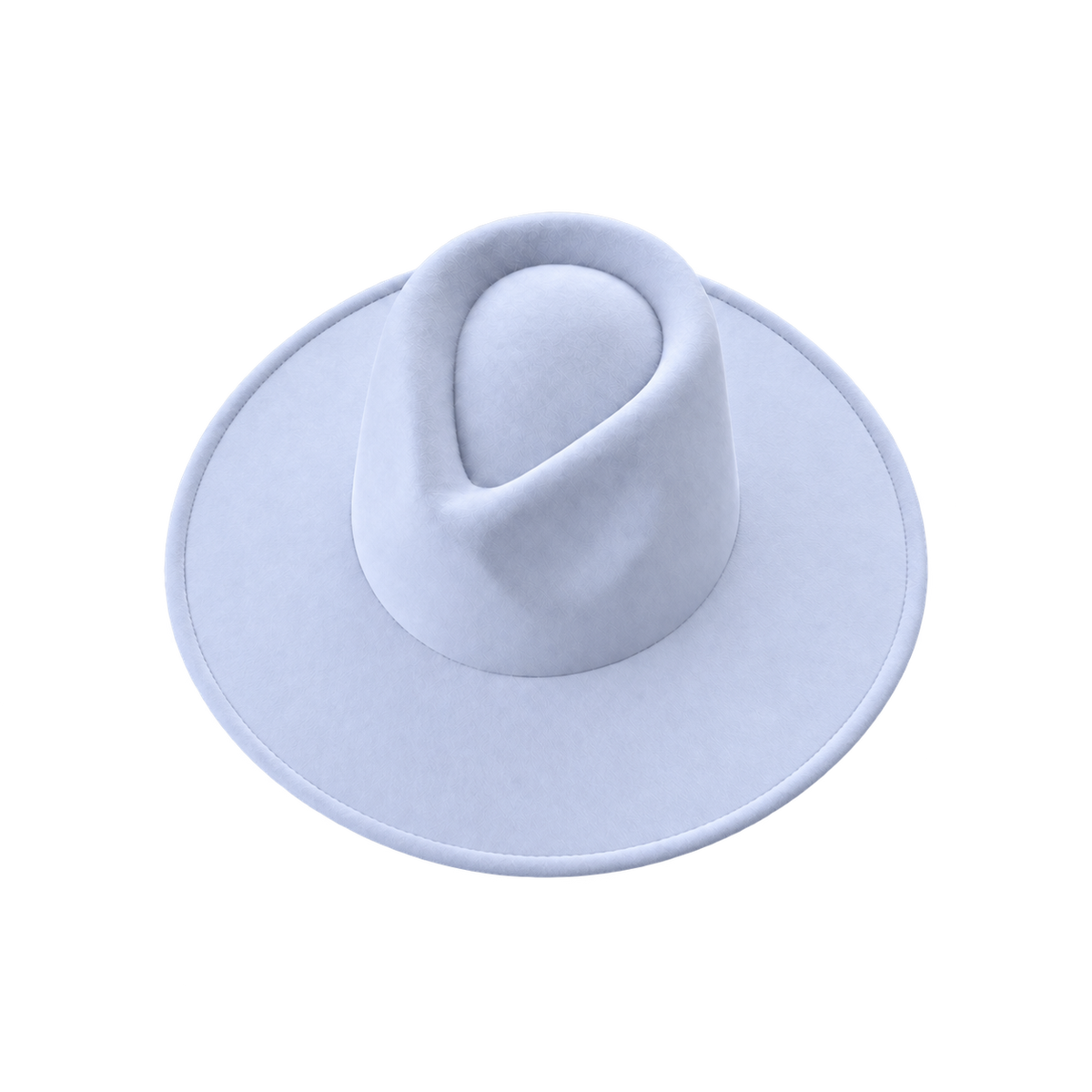 Vegan Felt Wide Brim Rancher Hat in Faux Felt