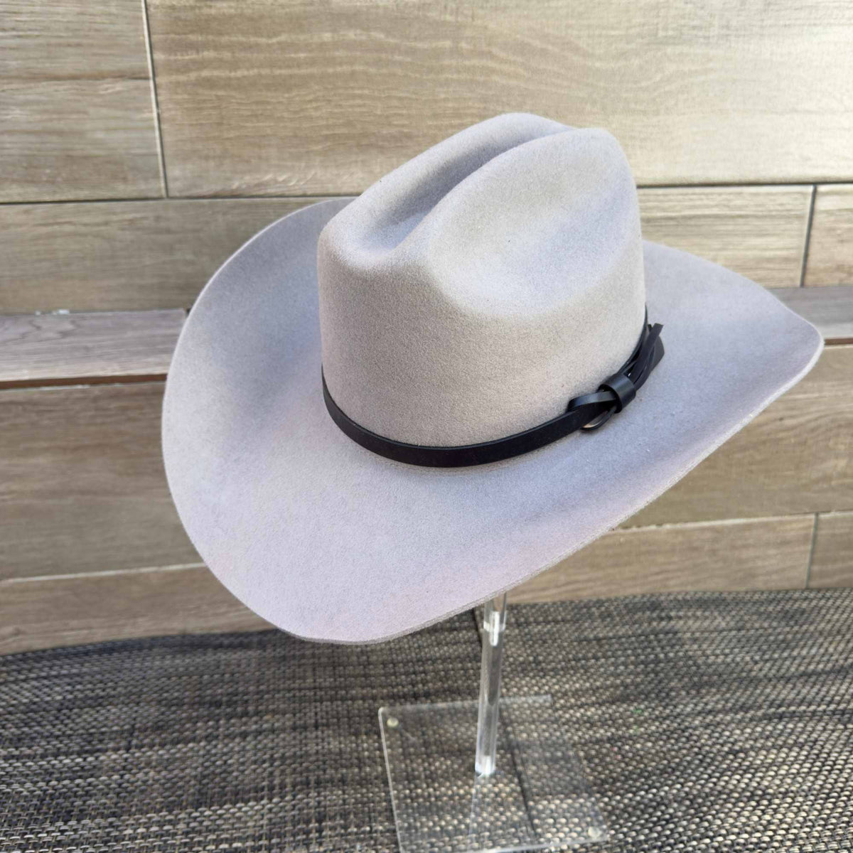 Australian Wool Cattleman Cowboy Hat with Leather Belt
