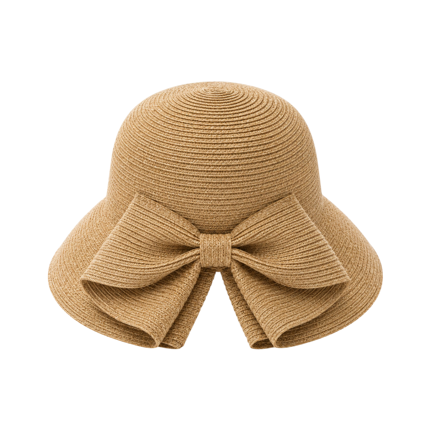 Packable Washable Sun Hat with Split Back Bow