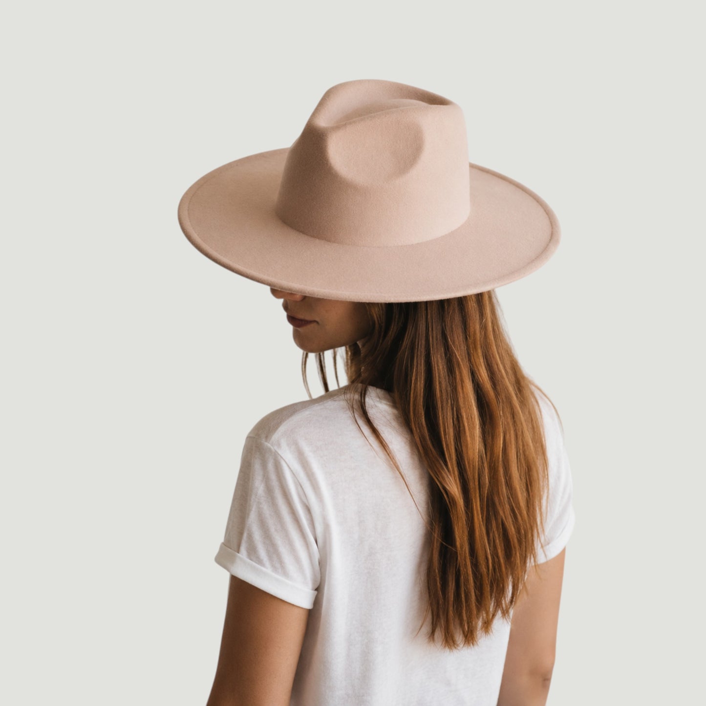 Vegan Felt Wide Brim Fedora Hat | 27 Colors | All-Season | SOLOVE