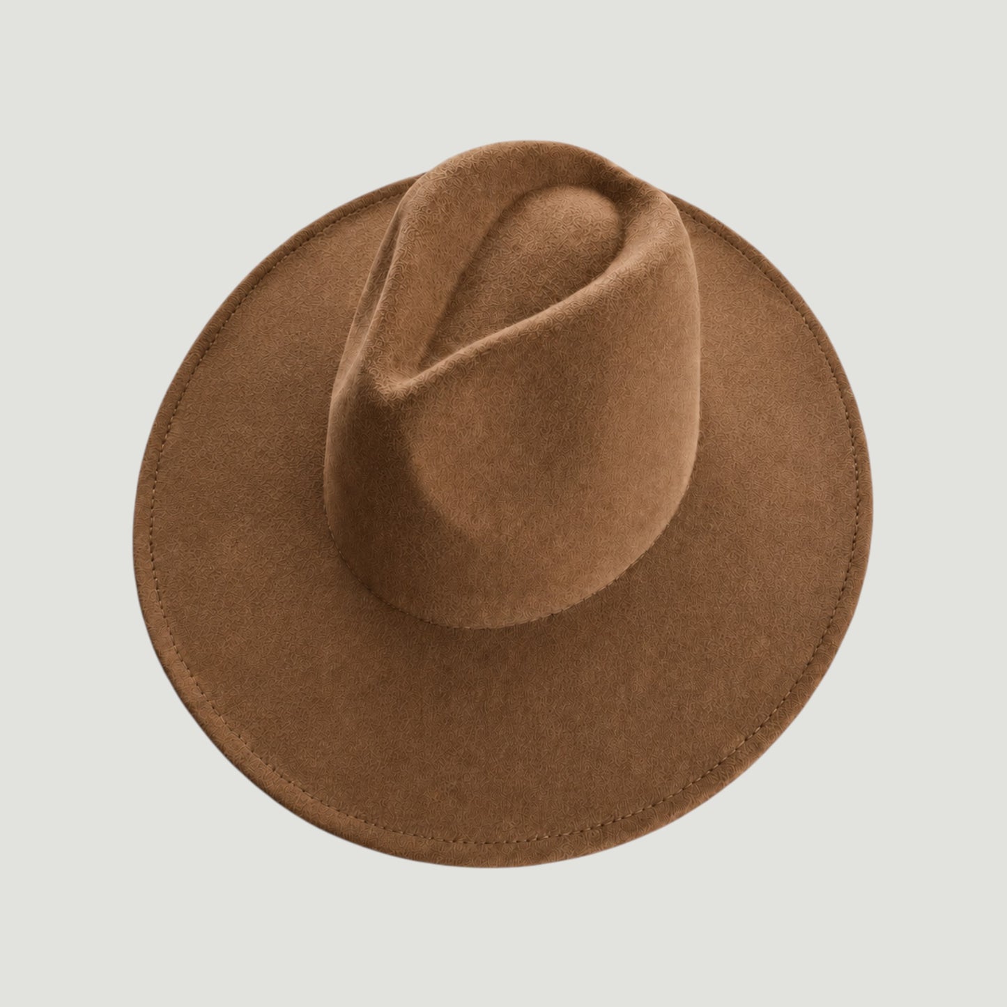 Vegan Felt Wide Brim Fedora Hat | 27 Colors | All-Season | SOLOVE