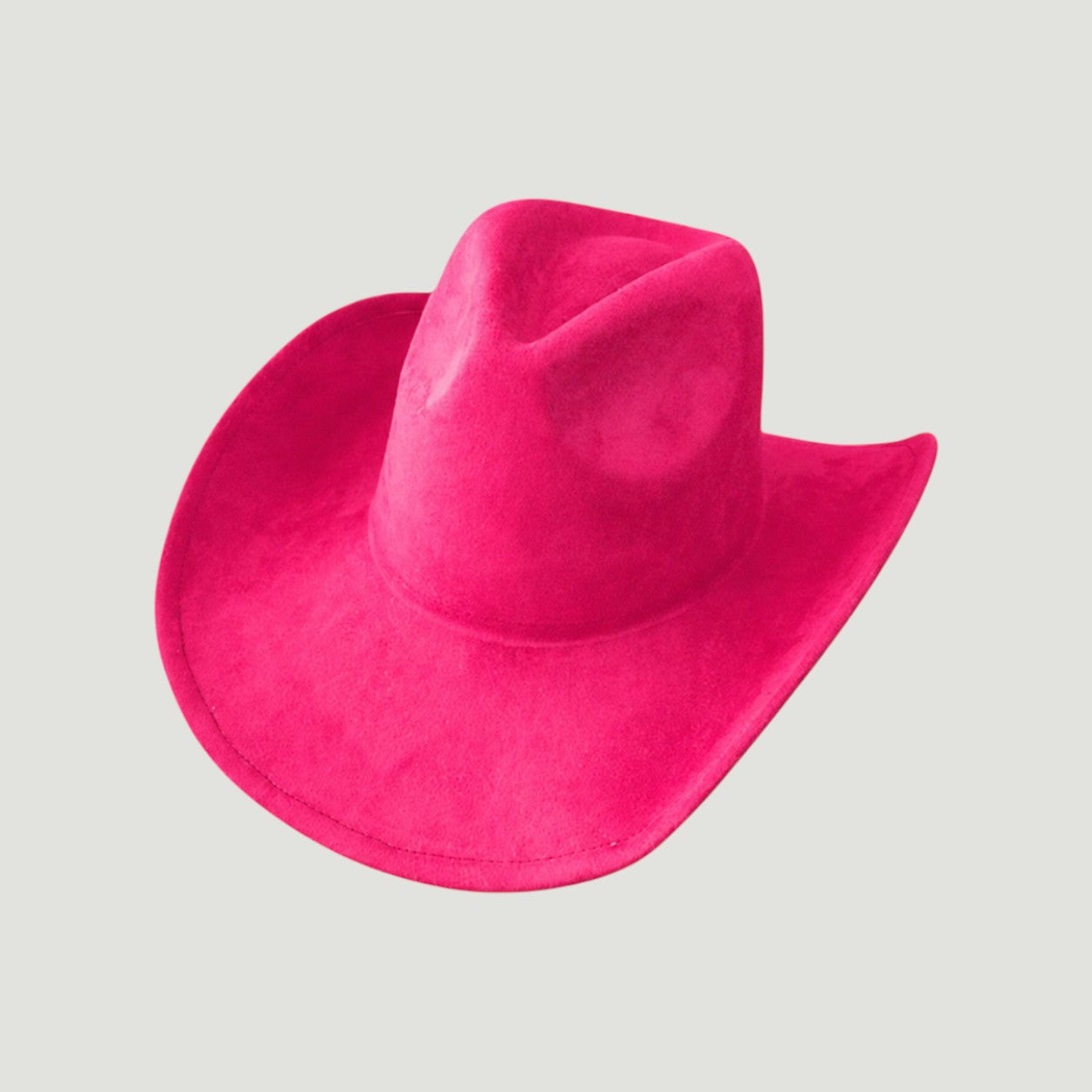 Western Cowboy Hat for Women – Vegan Suede Cattleman, Wide Flat Brim, 16 Colors, Adjustable | Country Concert & Festival