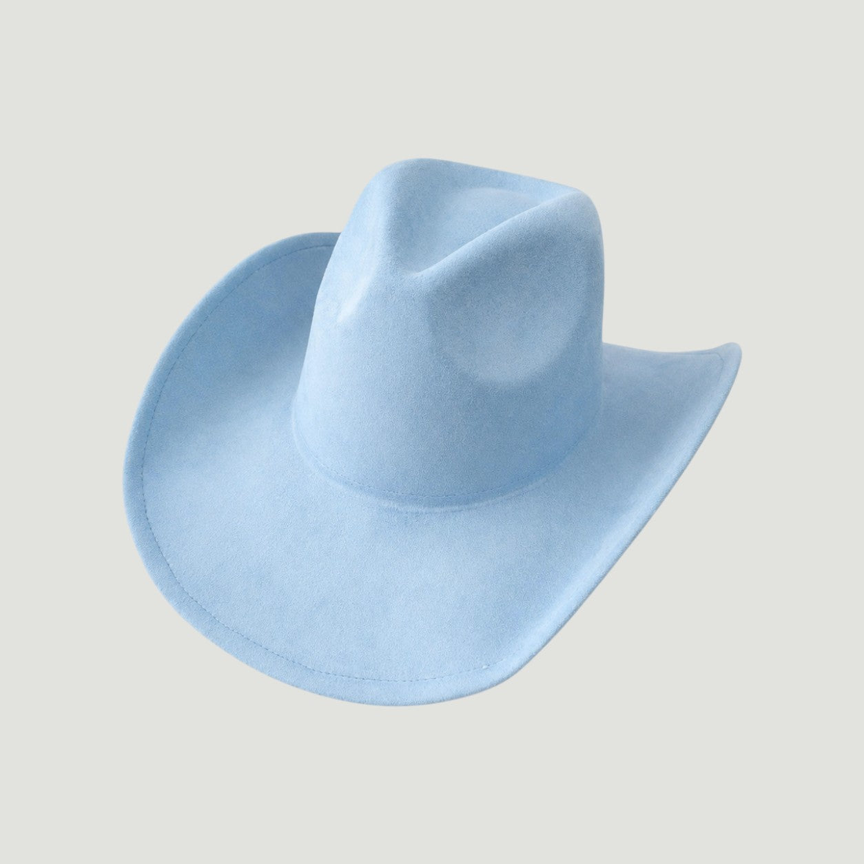 Western Cowboy Hat for Women – Vegan Suede Cattleman, Wide Flat Brim, 16 Colors, Adjustable | Country Concert & Festival