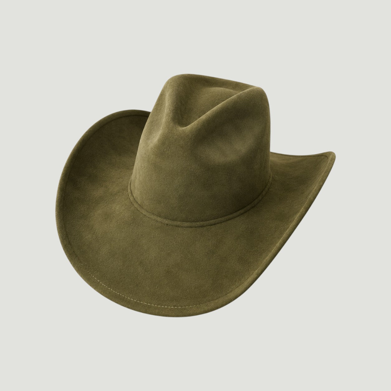 Western Cowboy Hat for Women – Vegan Suede Cattleman, Wide Flat Brim, 16 Colors, Adjustable | Country Concert & Festival