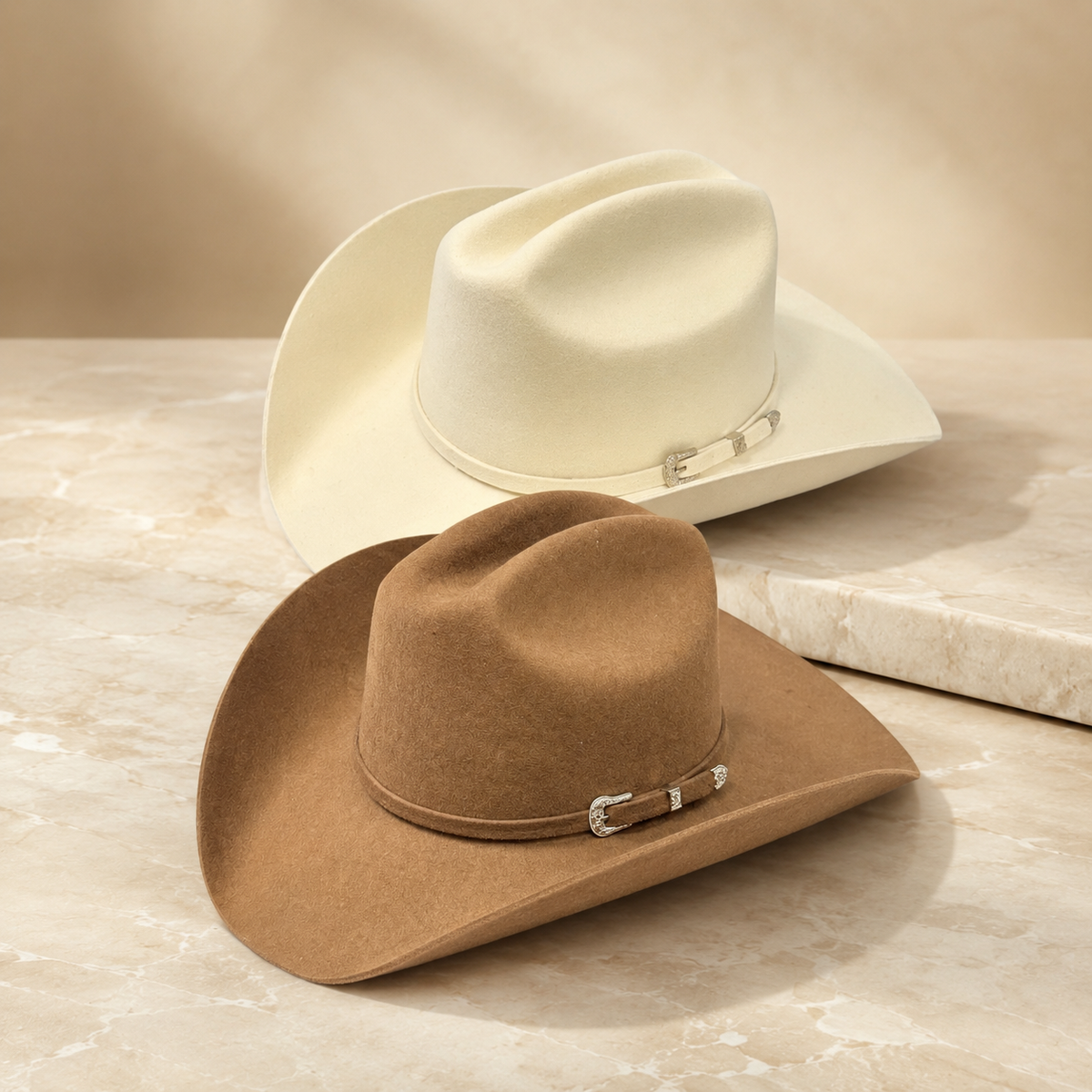 Belt Accent Cattleman Cowboy Hat, 100% Australian Wool – Women's | SOLOVE