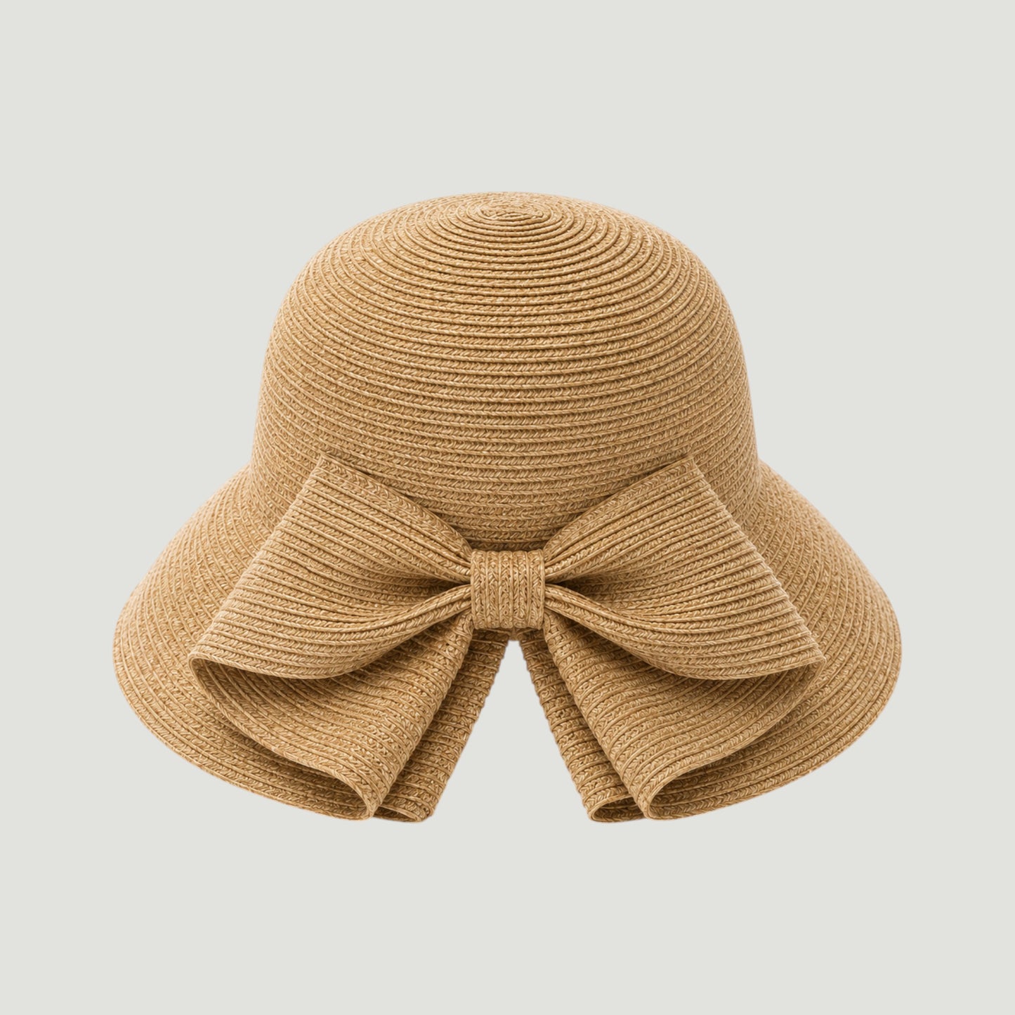 Packable Washable Sun Hat with Split Back Bow