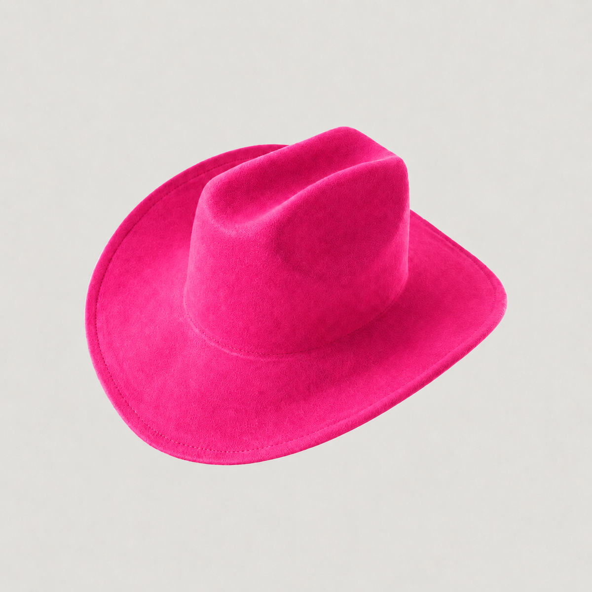 Vegan Suede Cattleman Hat B
