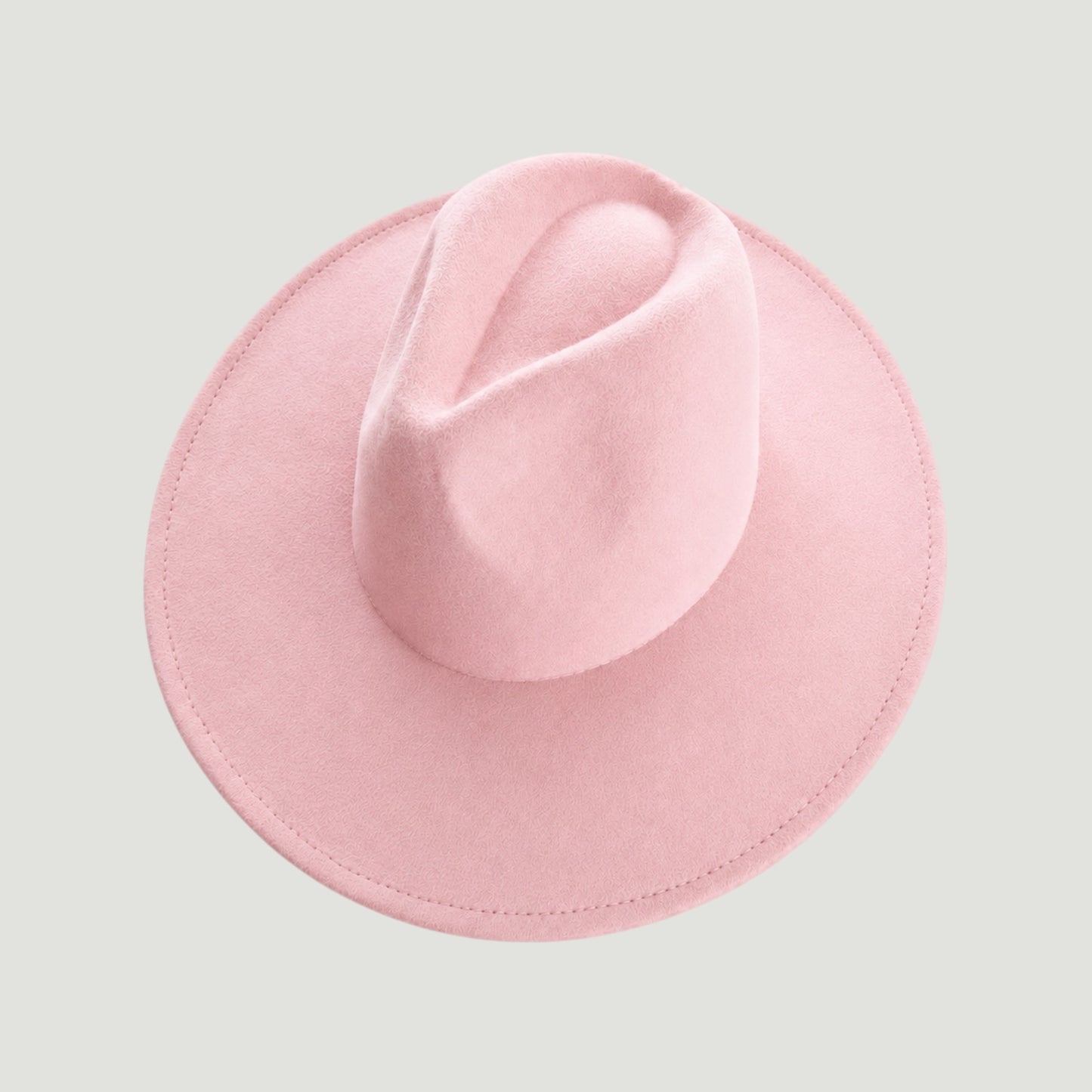 Vegan Felt Wide Brim Fedora Hat | 27 Colors | All-Season | SOLOVE