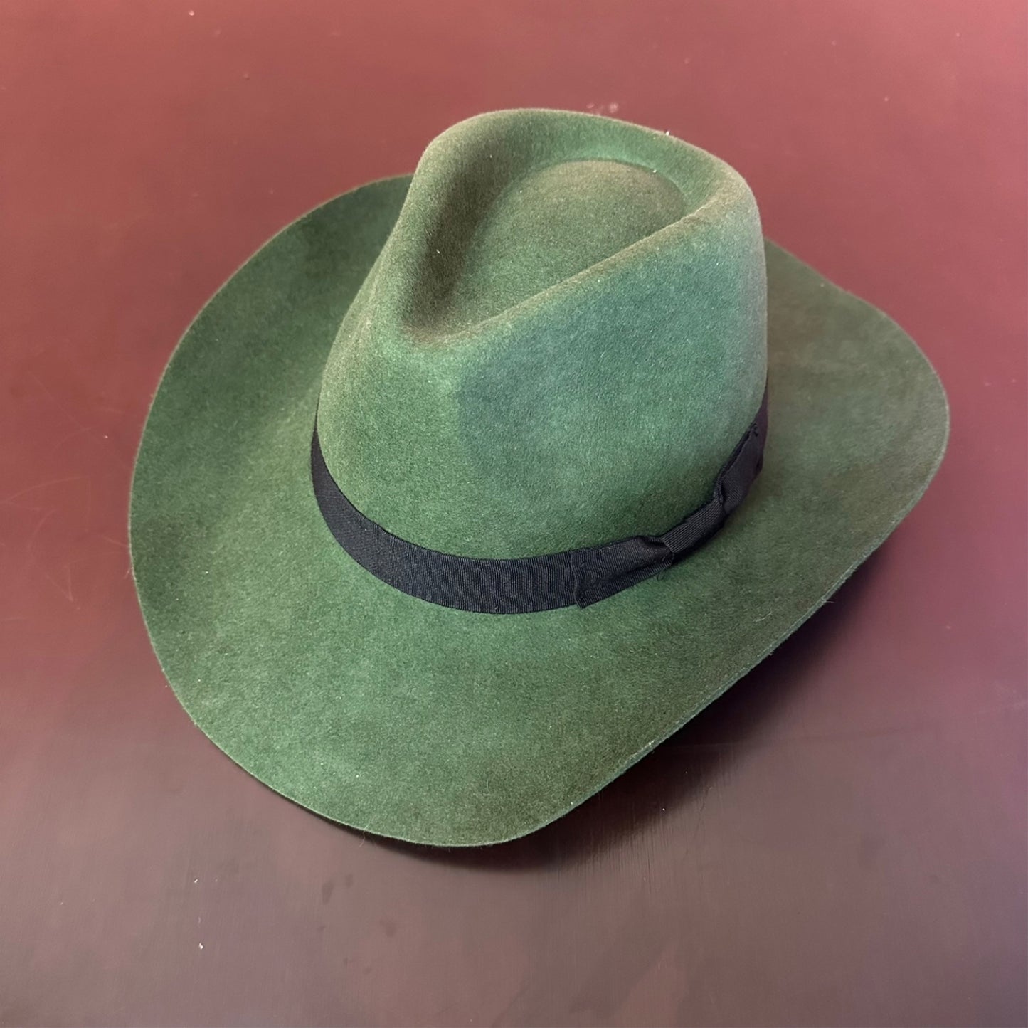 WOOL RANCHER COWBOY  HAT W/ RIBBON