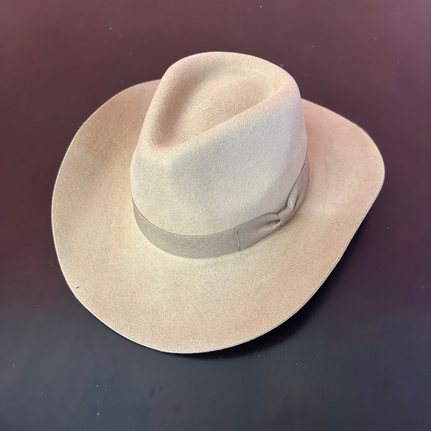 WOOL RANCHER COWBOY  HAT W/ RIBBON