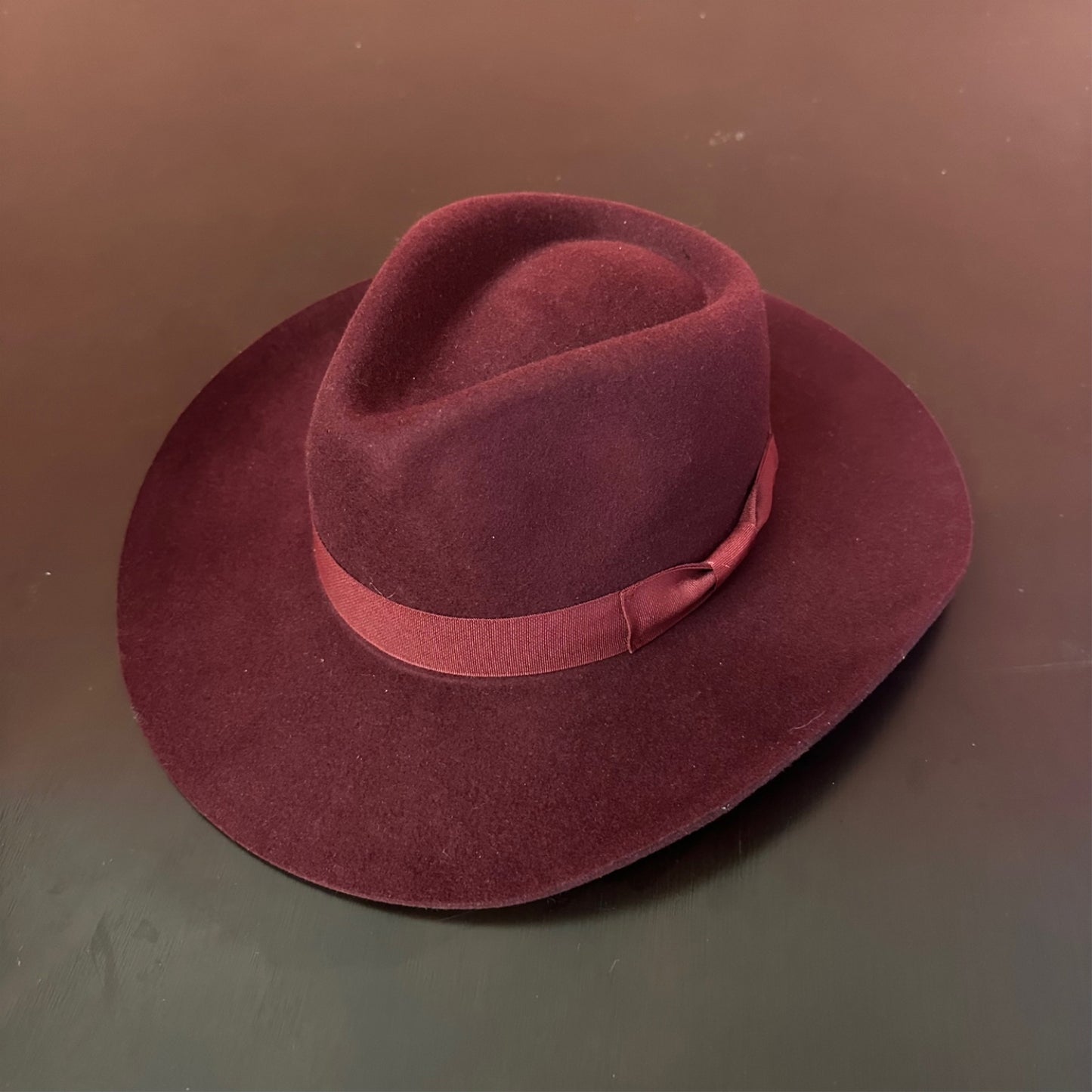 WOOL RANCHER COWBOY  HAT W/ RIBBON