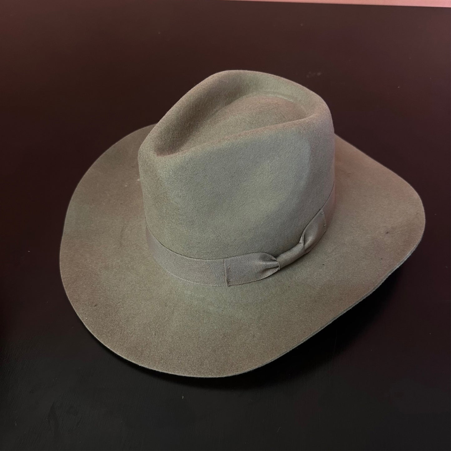 WOOL RANCHER COWBOY  HAT W/ RIBBON