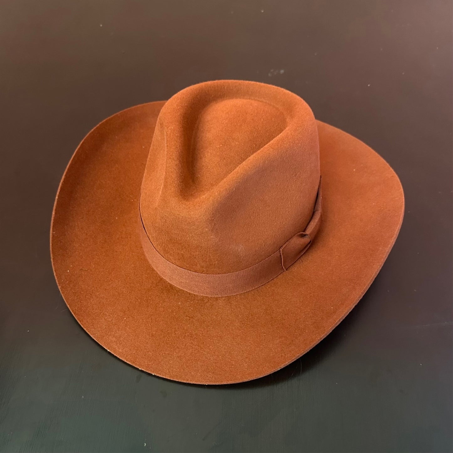 WOOL RANCHER COWBOY  HAT W/ RIBBON