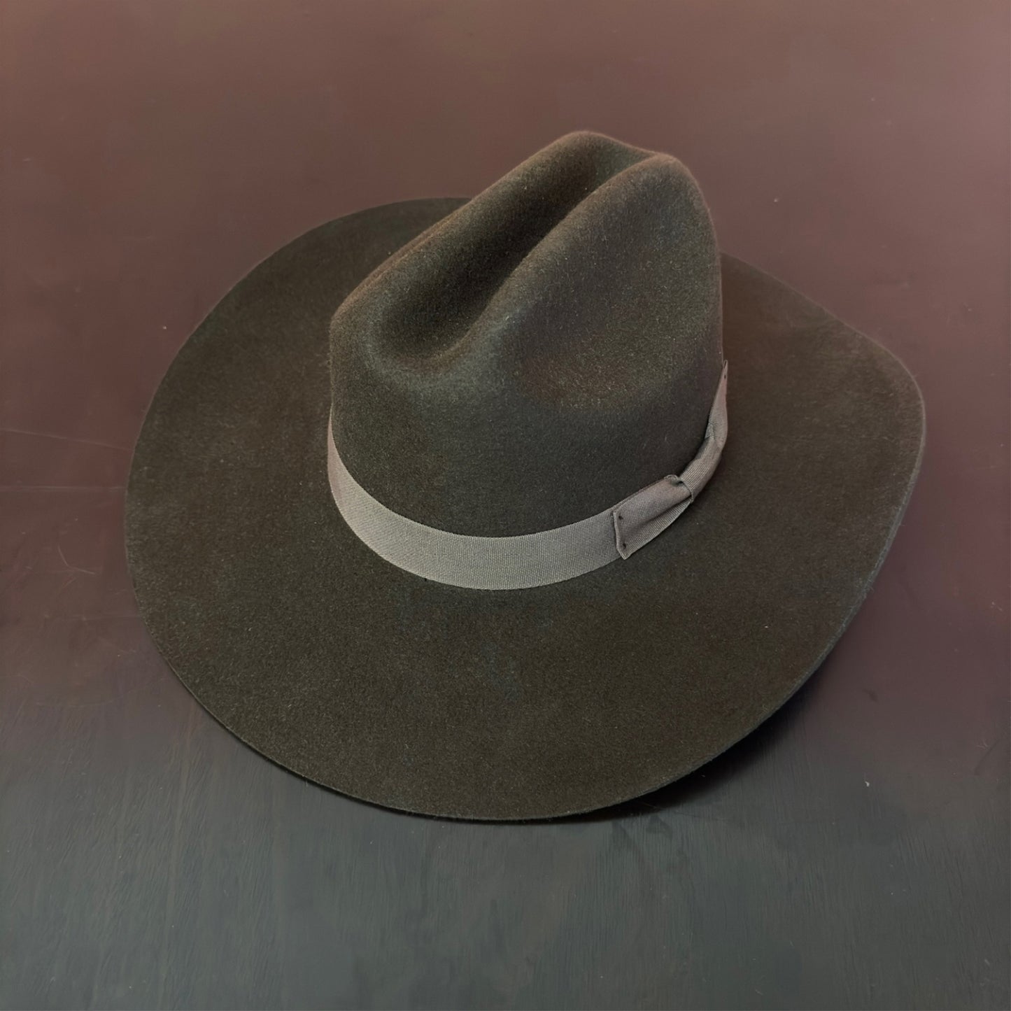 WOOL RANCHER COWBOY HAT  RIBBON WITH RIBBON