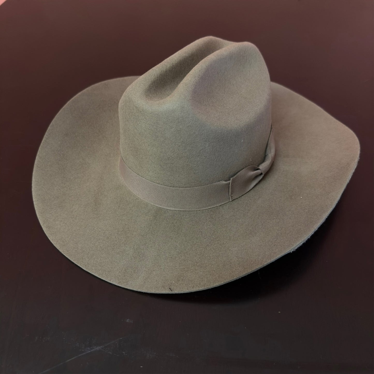 WOOL RANCHER COWBOY HAT  RIBBON WITH RIBBON