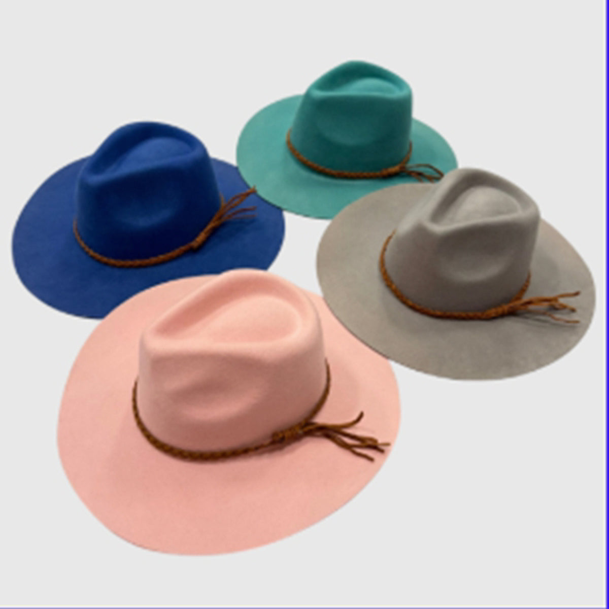 Suede Braid Rancher Hat
