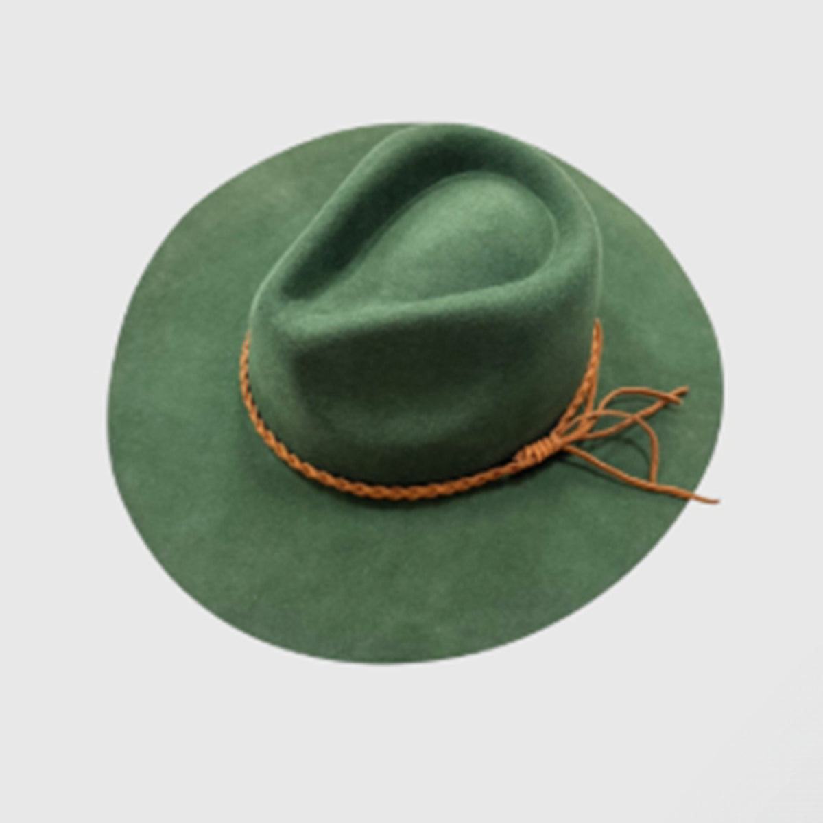 Suede Braid Rancher Hat