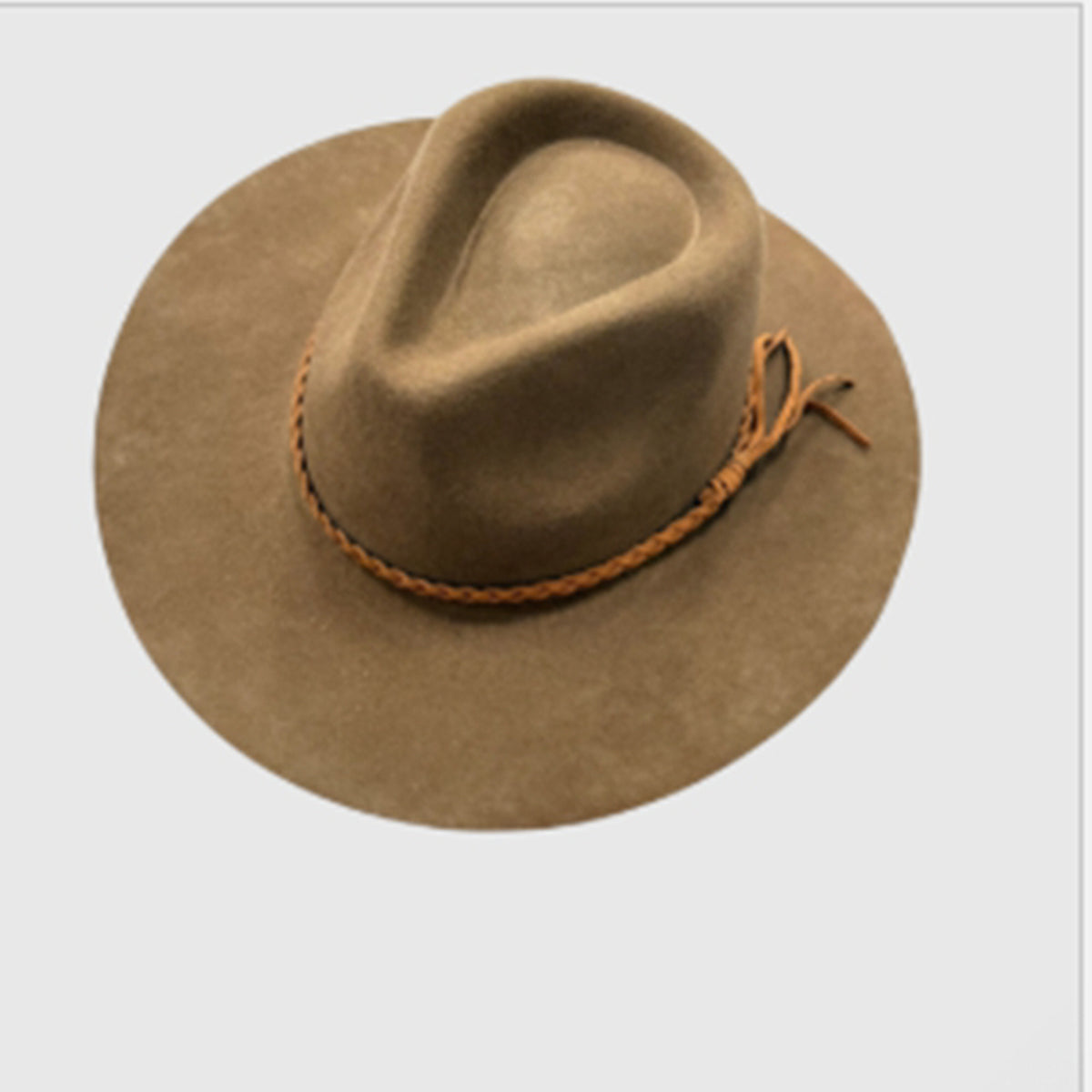 Suede Braid Rancher Hat