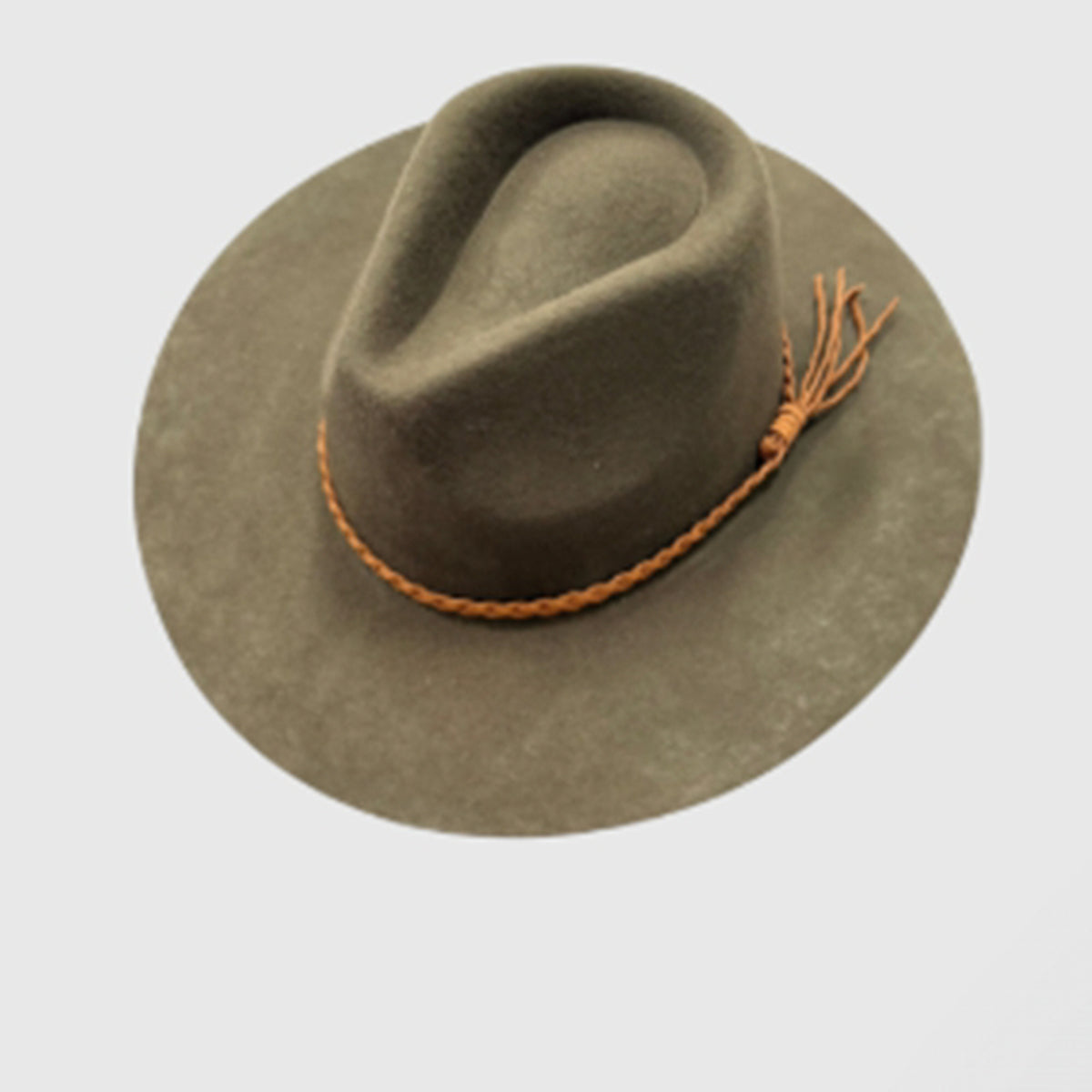 Suede Braid Rancher Hat