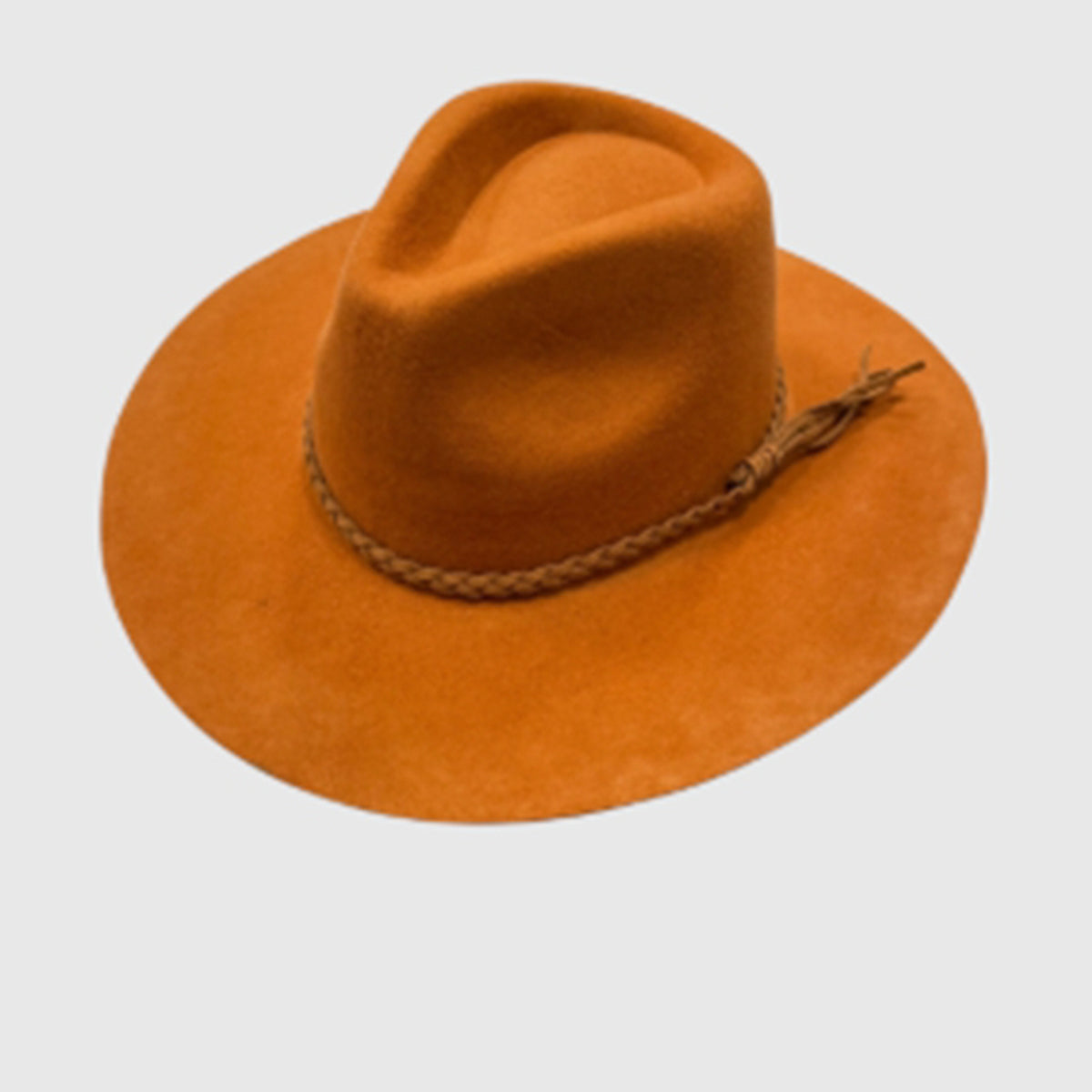 Suede Braid Rancher Hat