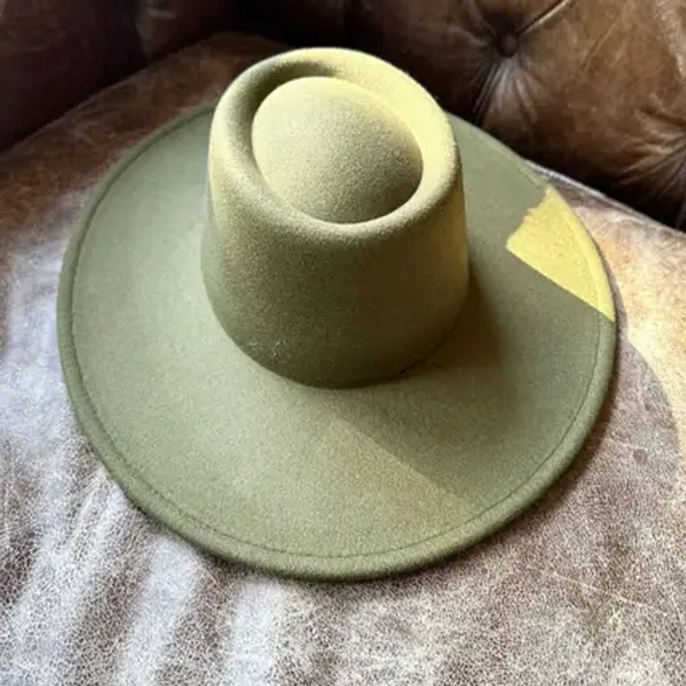 Vegan Felt Gambler Hat