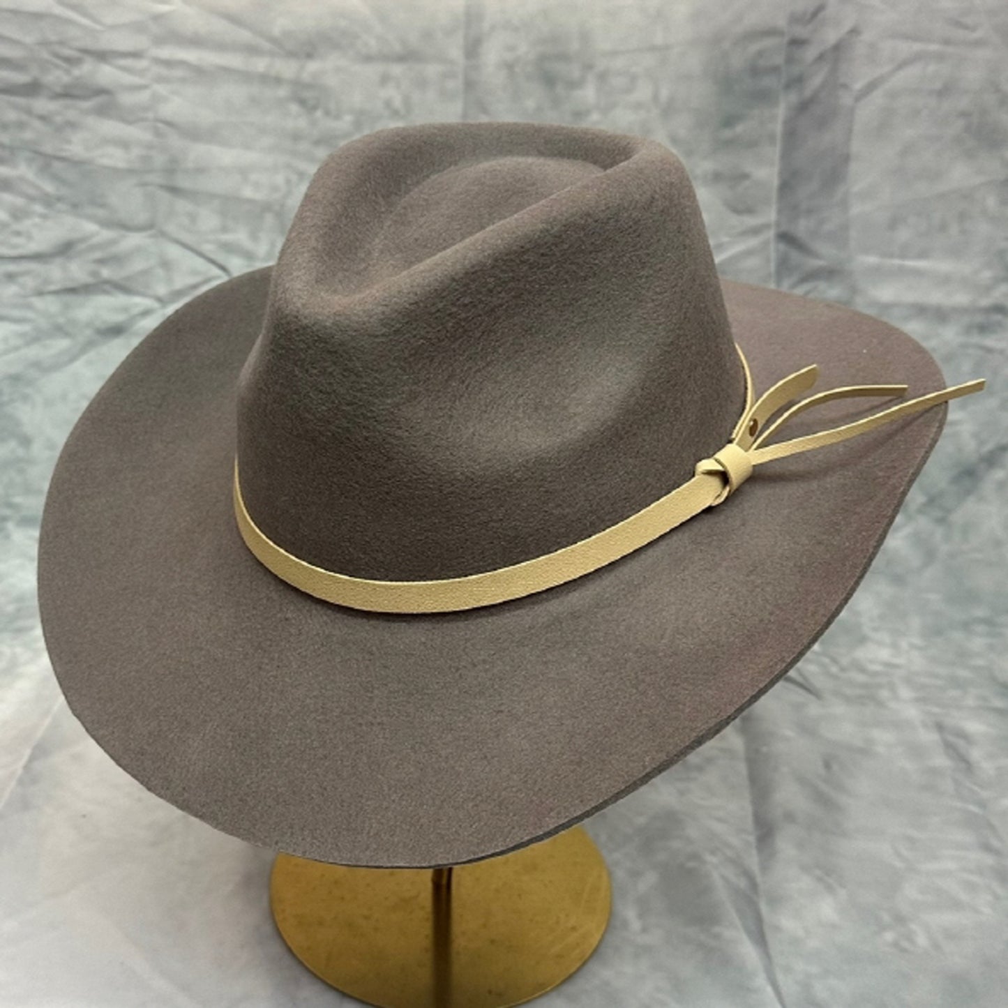 WOOL CLASSIC COWBOY HAT WITH LEATHER BELT