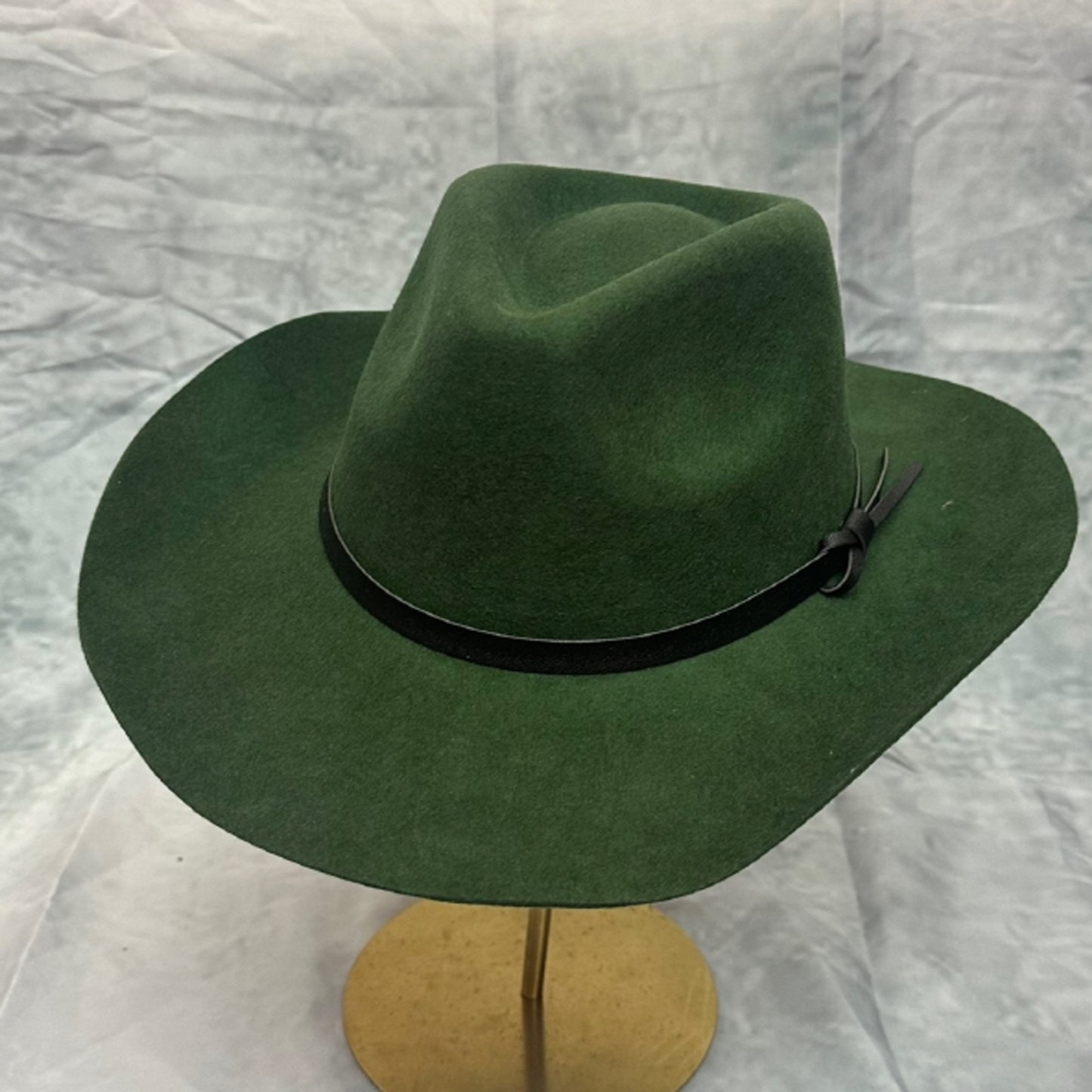 WOOL CLASSIC COWBOY HAT WITH LEATHER BELT