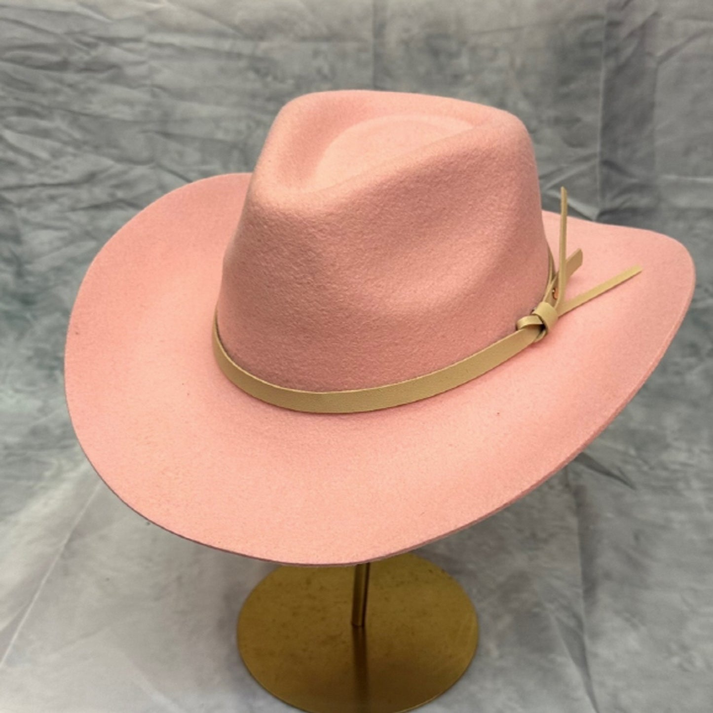 WOOL CLASSIC COWBOY HAT WITH LEATHER BELT