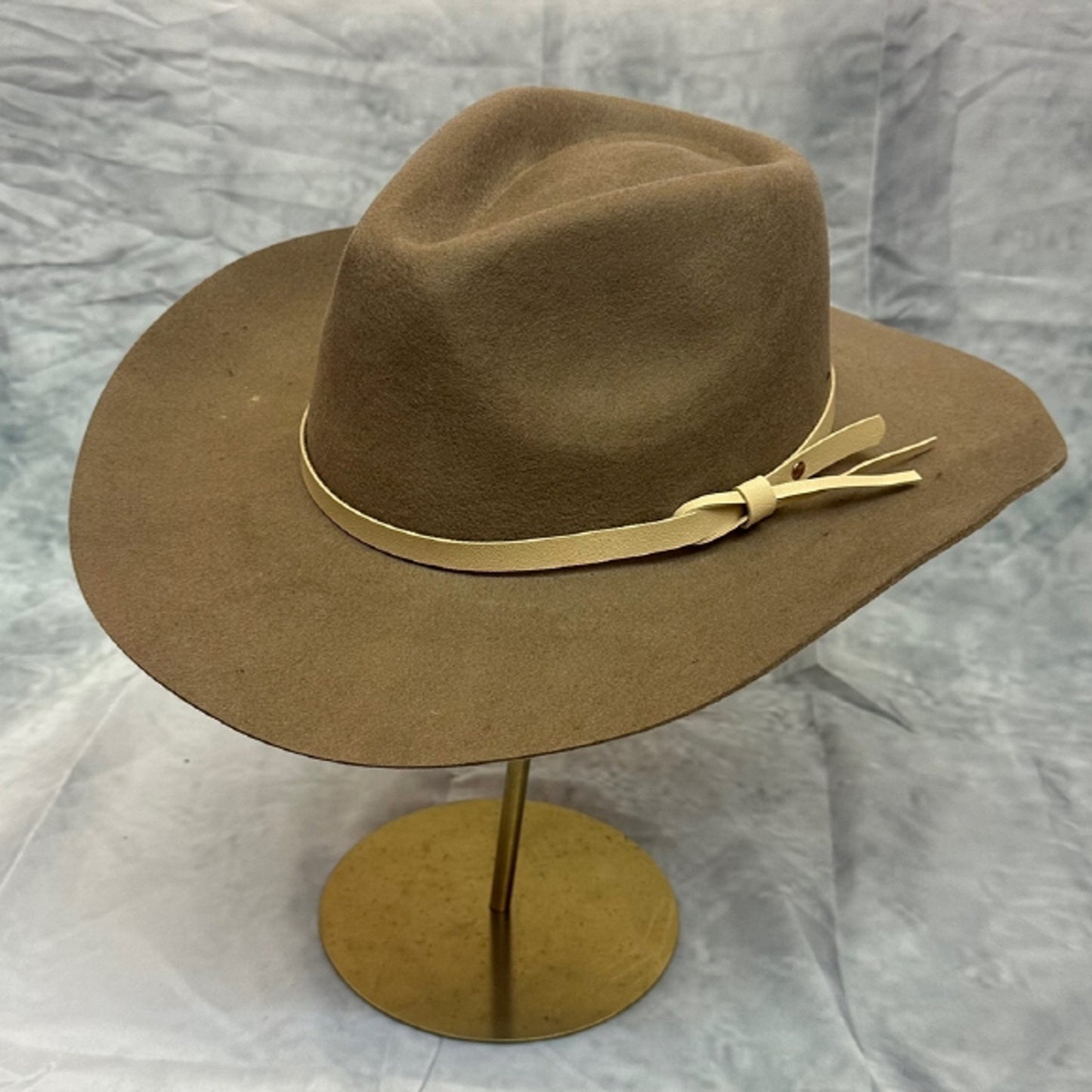 WOOL CLASSIC COWBOY HAT WITH LEATHER BELT