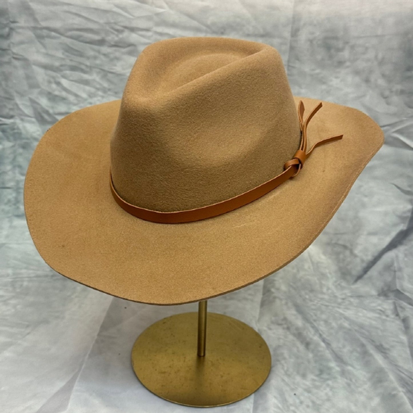 WOOL CLASSIC COWBOY HAT WITH LEATHER BELT