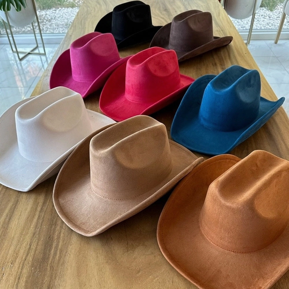 VEGAN SUEDE CATTLEMAN HAT