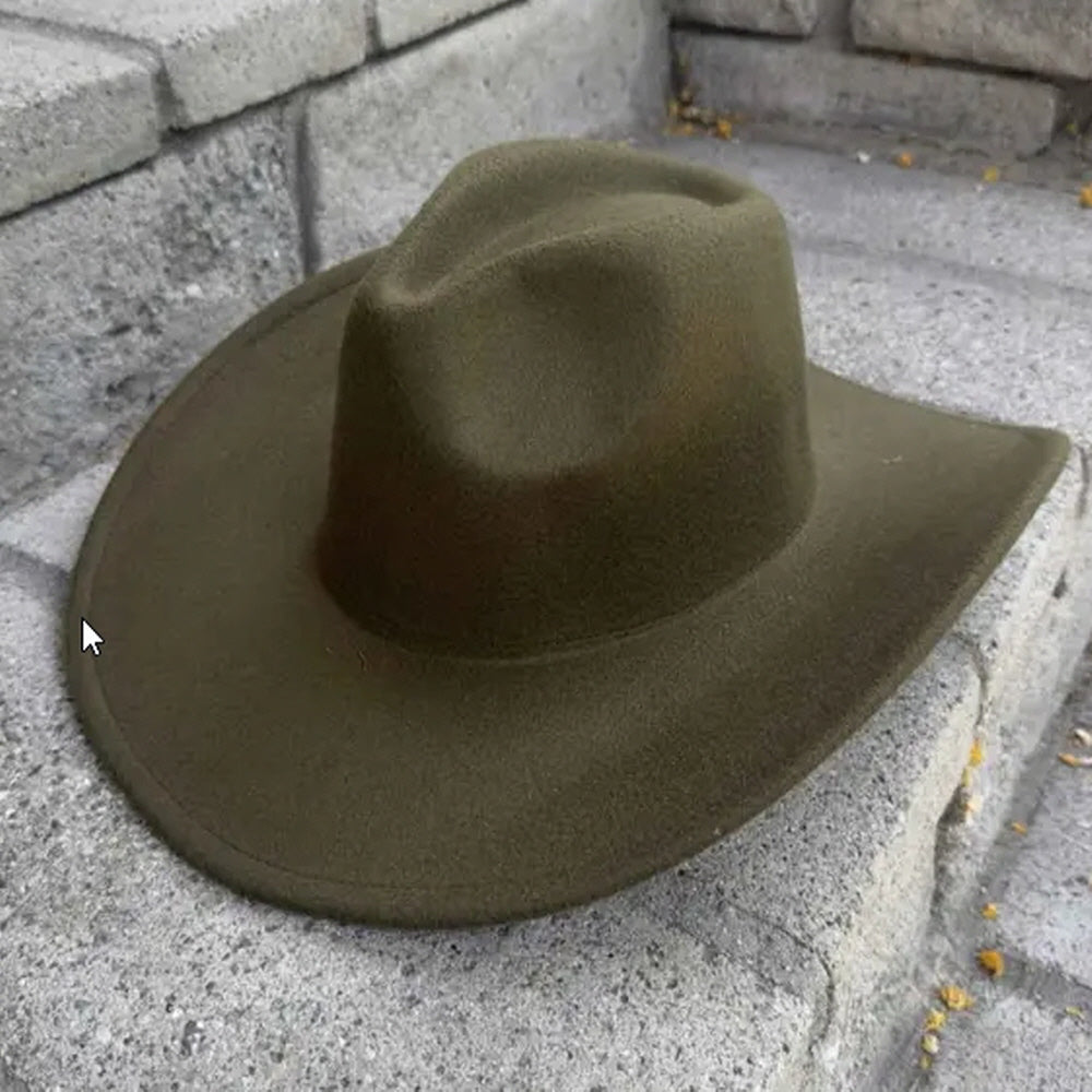 Vegan Felt Cowboy Hat