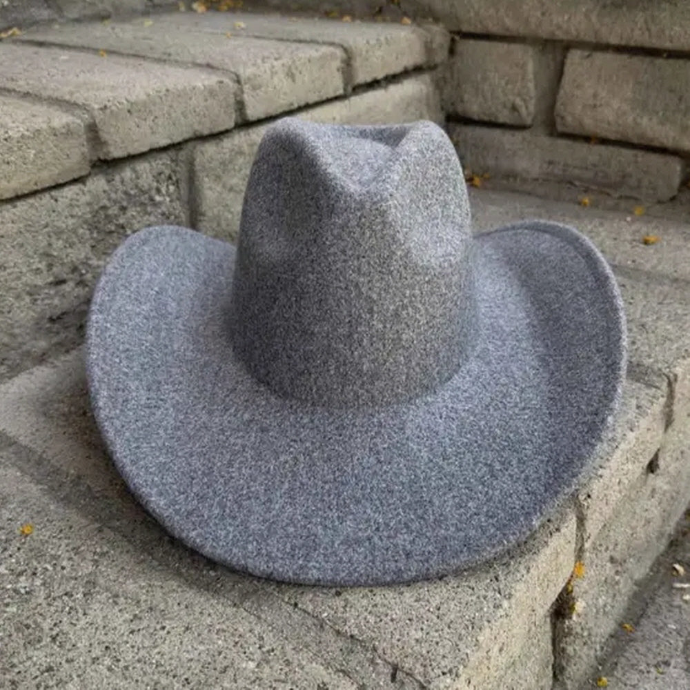 Vegan Felt Cowboy Hat