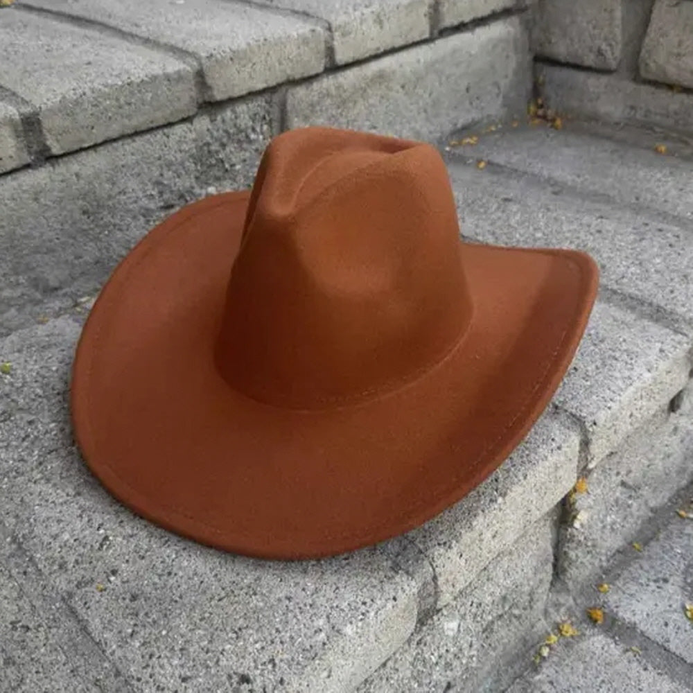 VEGAN FELT COWBOY HAT