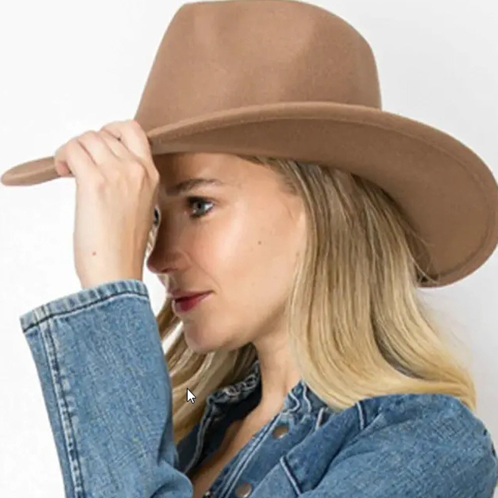 Vegan Felt Cowboy Hat