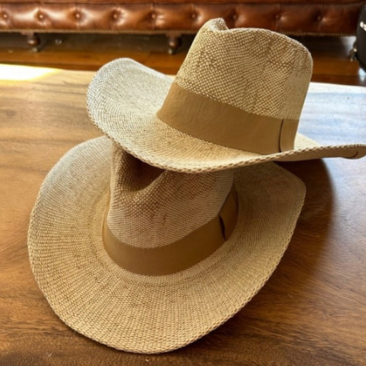 Braided Straw Cowboy Hat – Lightweight & Stylish!