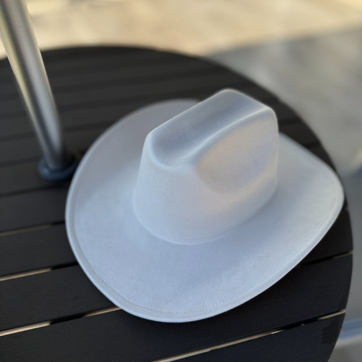 Vegan Suede Cattleman Cowboy Hat