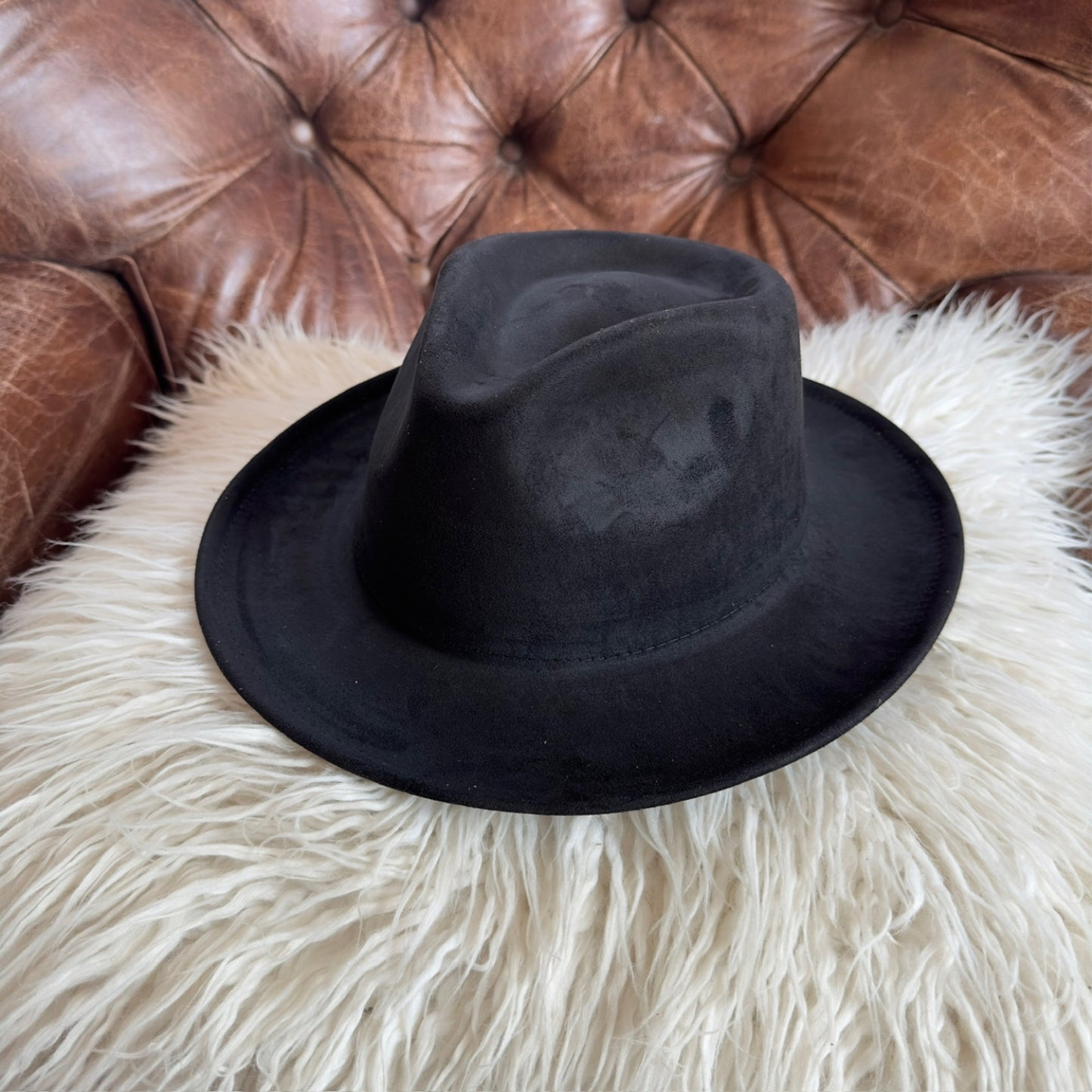 SHORT BRIM SUEDE RANCHER HAT