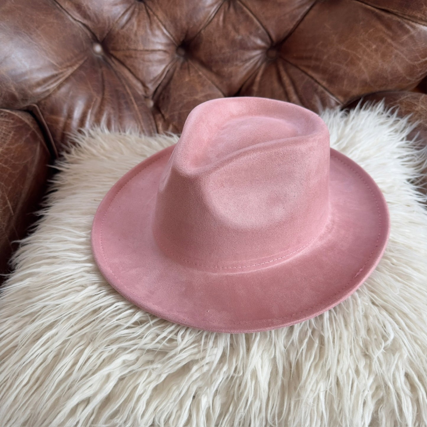 SHORT BRIM SUEDE RANCHER HAT