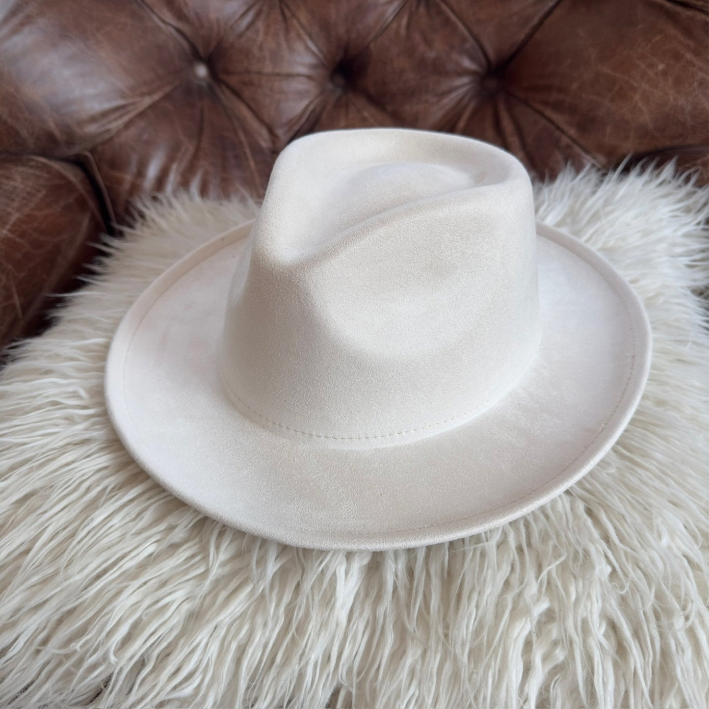 SHORT BRIM SUEDE RANCHER HAT