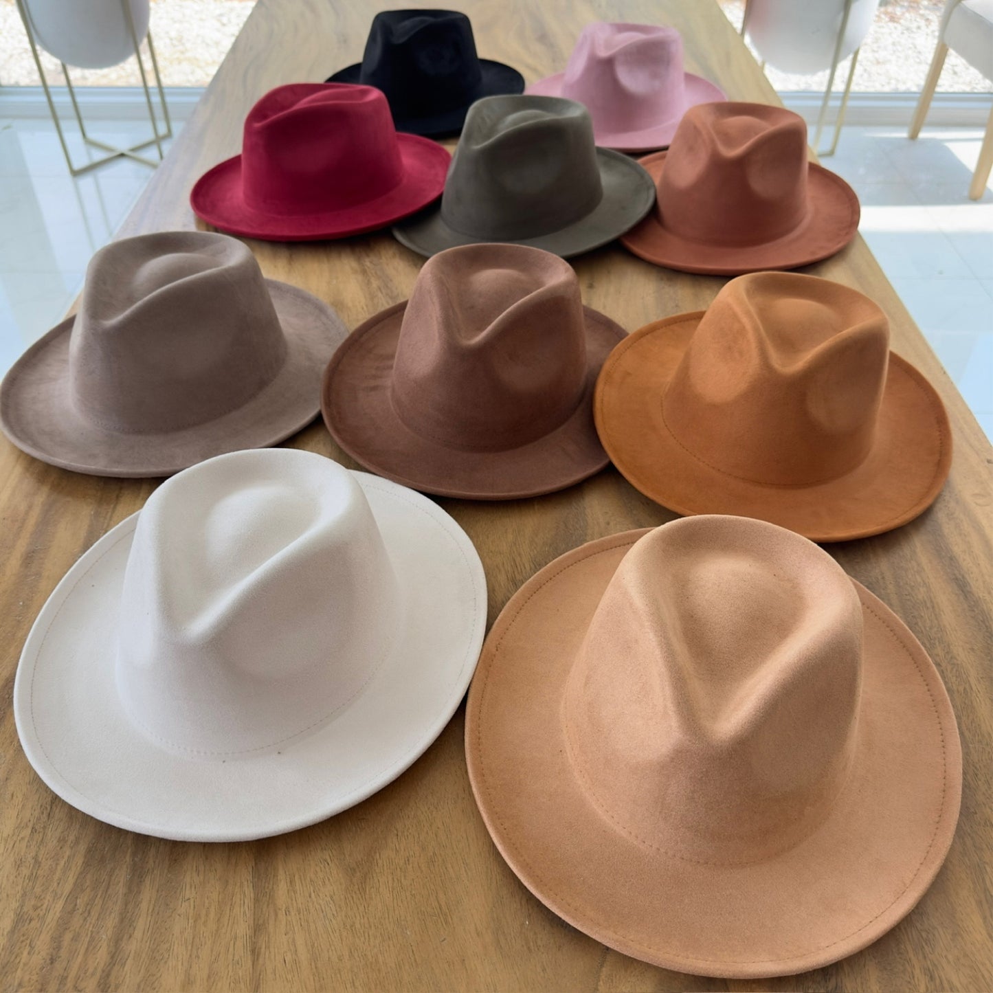 SHORT BRIM SUEDE RANCHER HAT