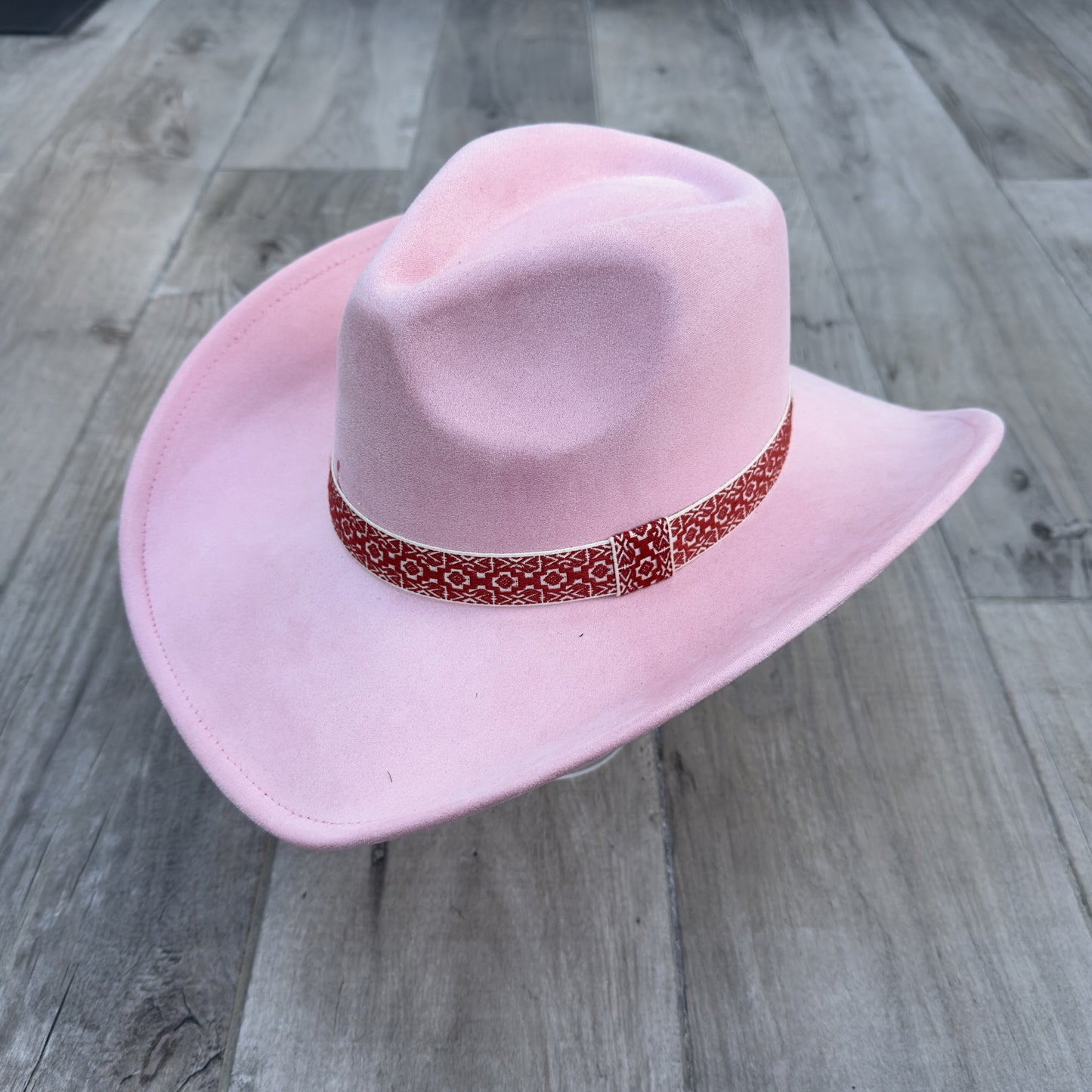 Fashion Vegan Suede Cowboy Hat