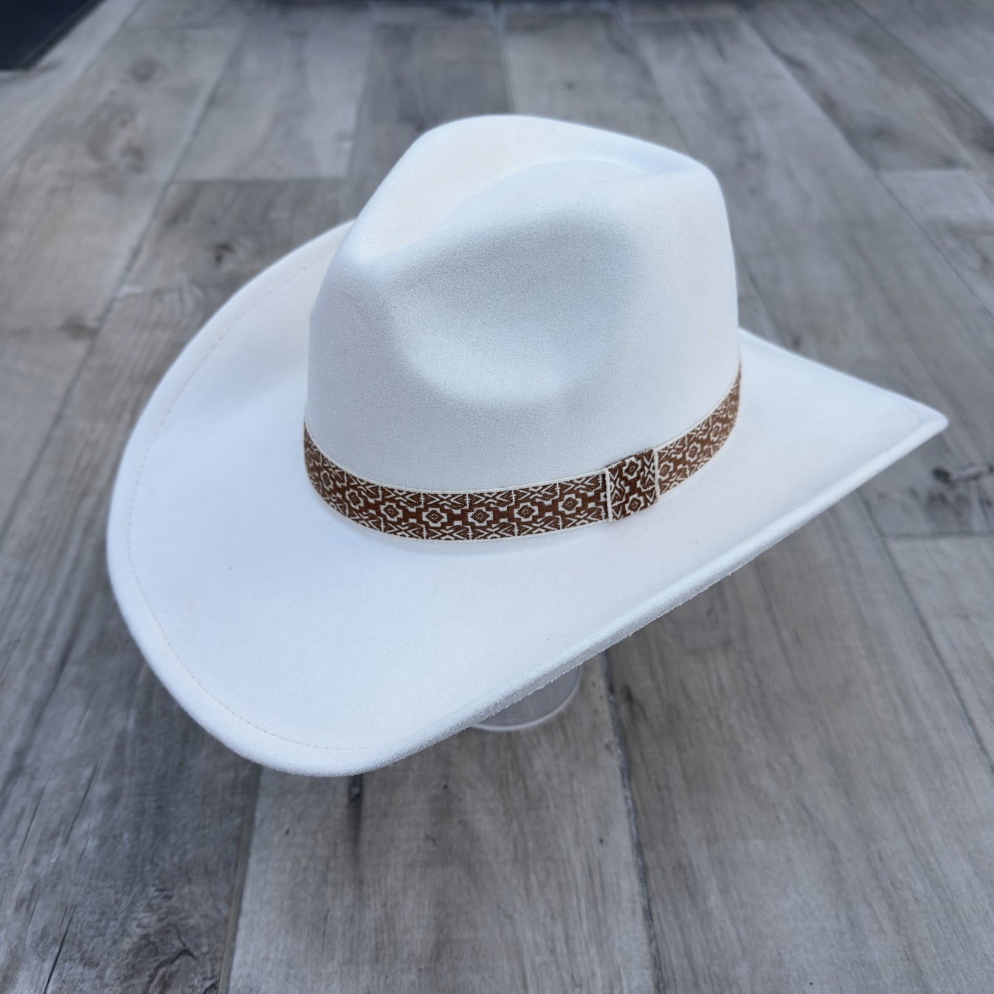 Fashion Vegan Suede Cowboy Hat