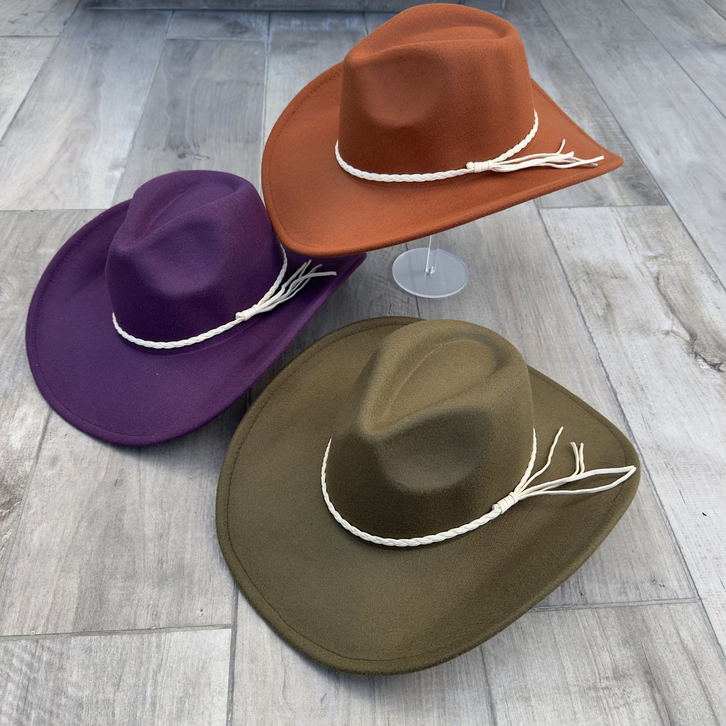 Vegan Felt Cowboy Hat – Classic Western Style!