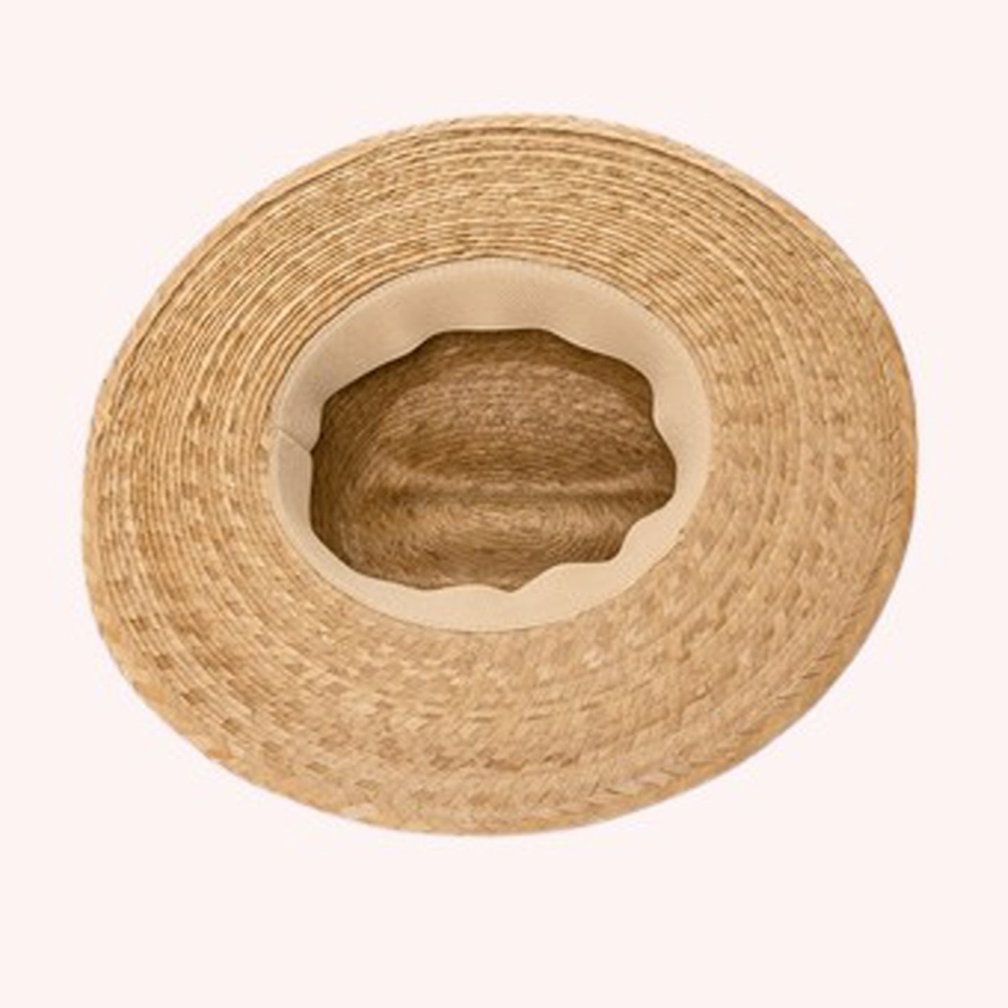 Palm Leaf Western Hat w/ Flat Brim – Handmade & UPF 50+