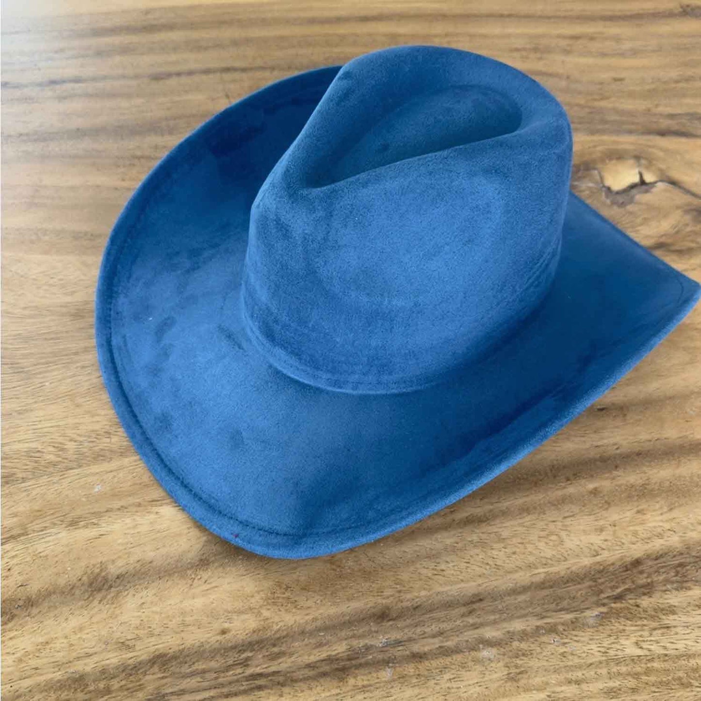 VEGAN SUEDE COWBOY HAT