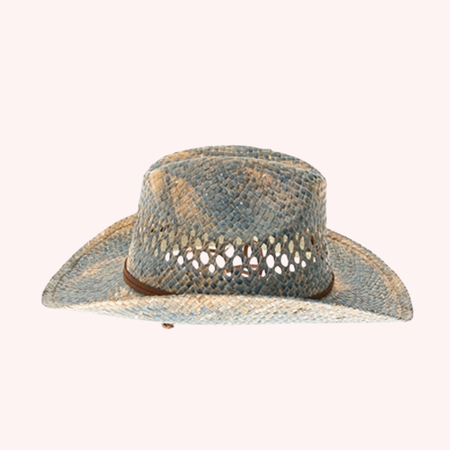 Blue Stain Seagrass Cowboy Hat